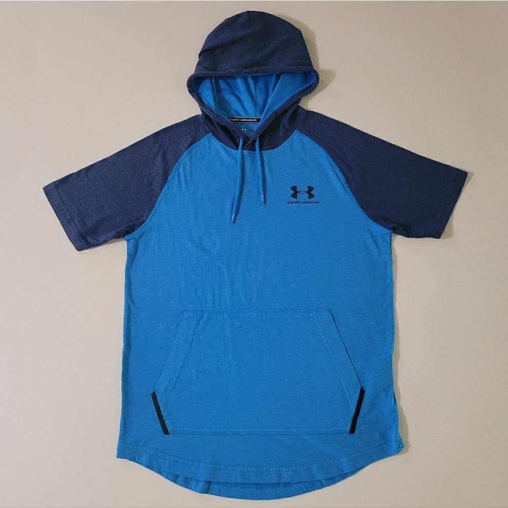 Under Armour Men's HeatGear Hooded Short Sleeve Pullover Shirt